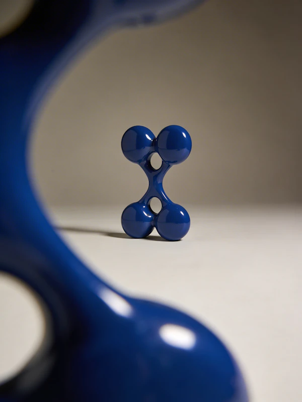 Abstract Blue Sculpture
