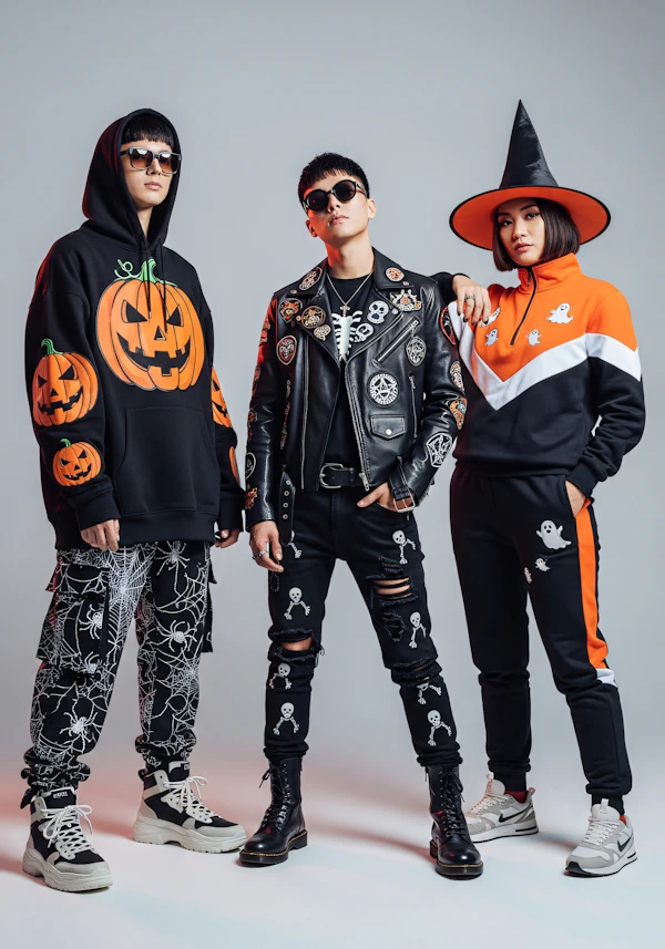 Halloween Fashion Trio