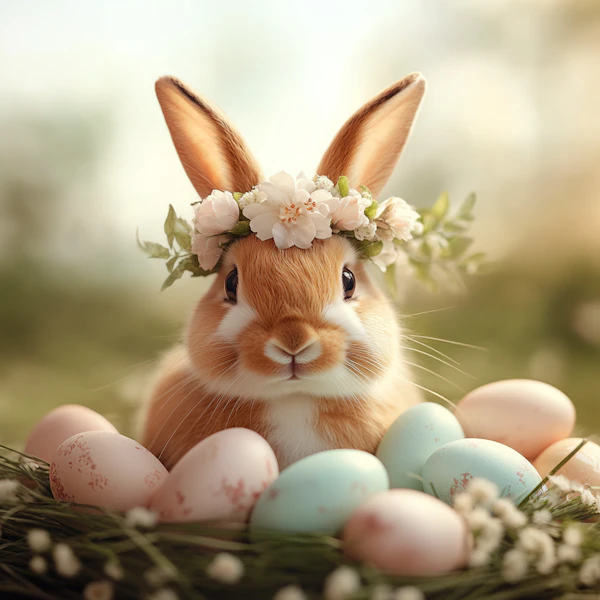 Easter Bunny Scene