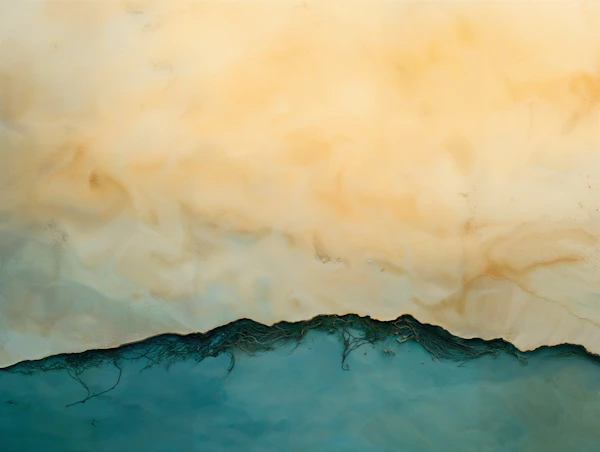 Abstract Shoreline View