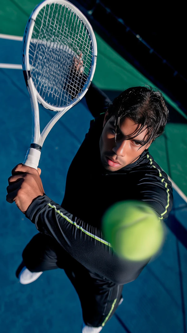 Tennis Action Shot
