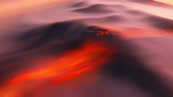 Surreal Dune Landscape