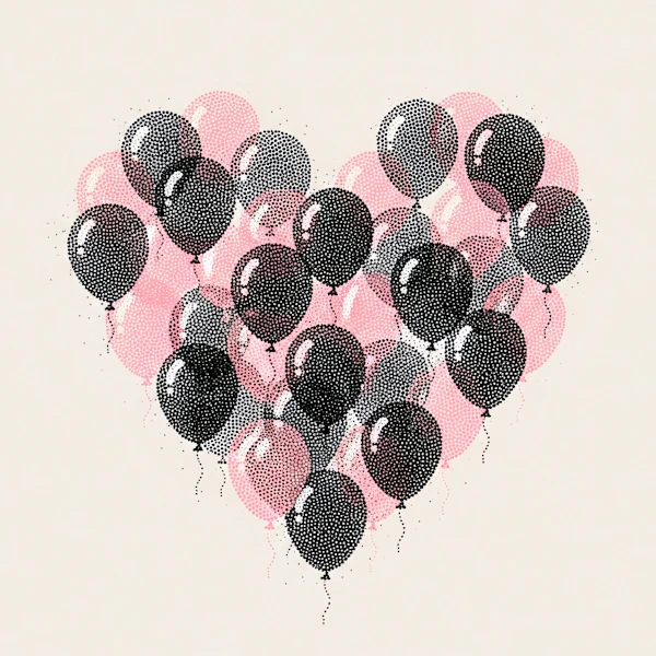 Heart Balloon Art