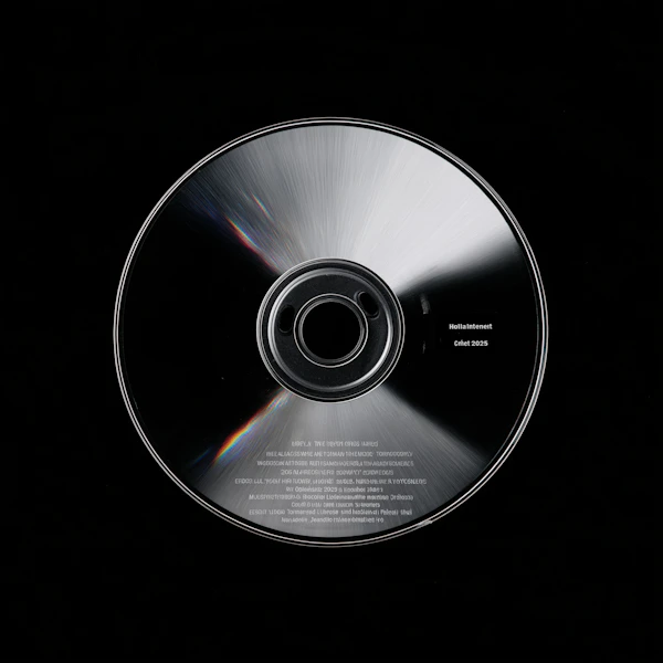 Reflective CD Close-Up