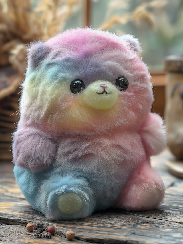 Plush Rainbow Toy