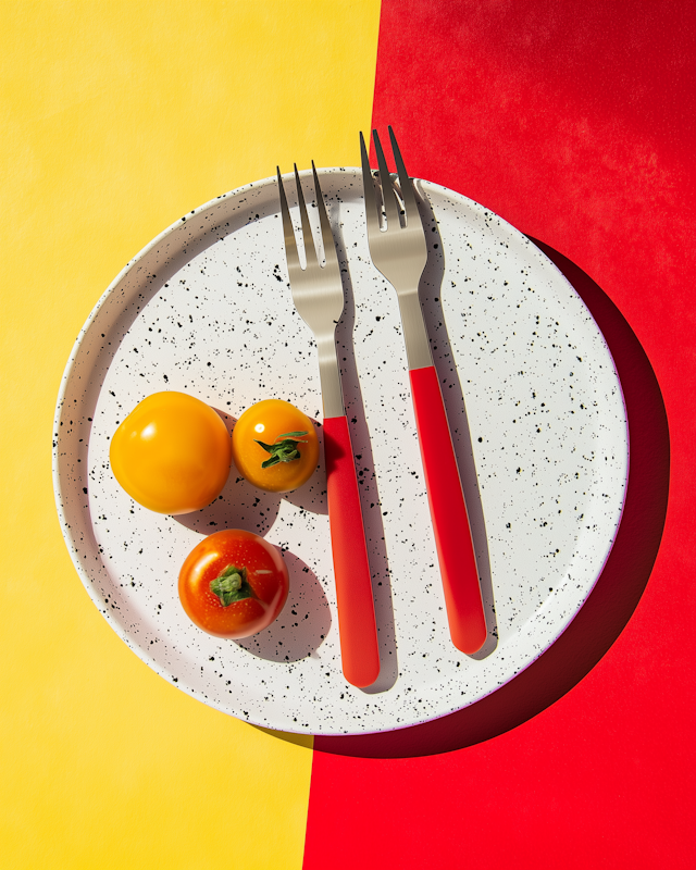 Colorful Tomato Plate