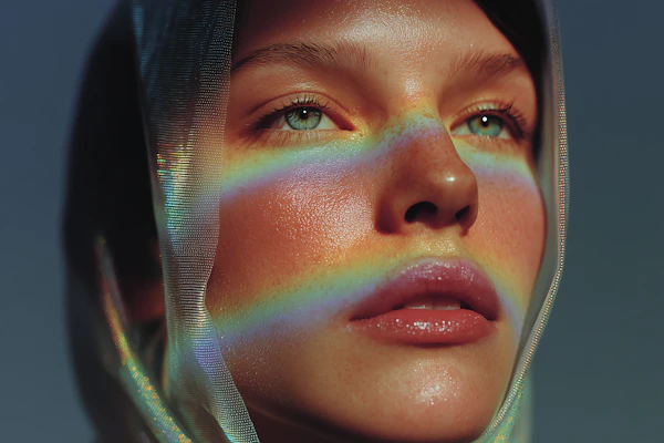 Ethereal Rainbow Portrait