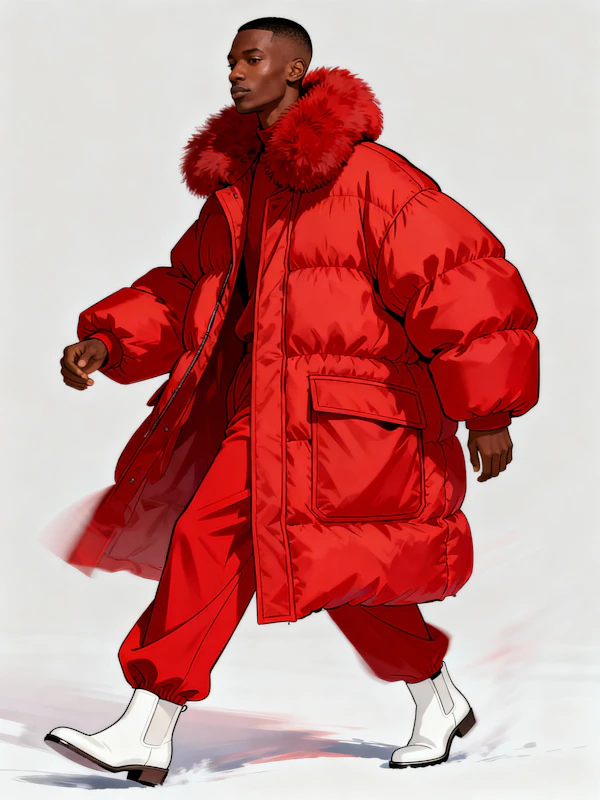 Red Puffer Fashion