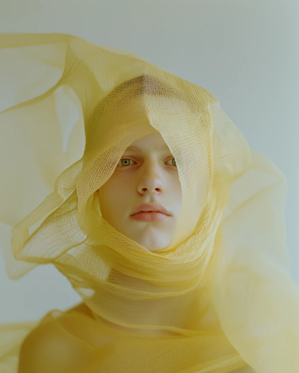 Ethereal Yellow Portrait