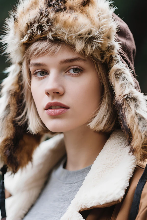 Portrait of Woman in Hat