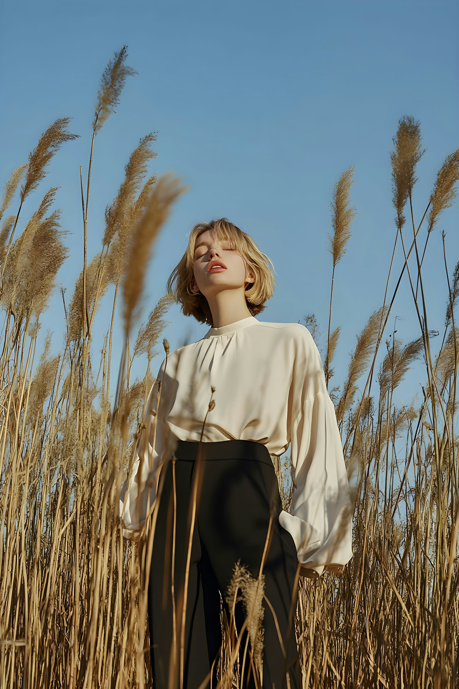 Woman in Reeds