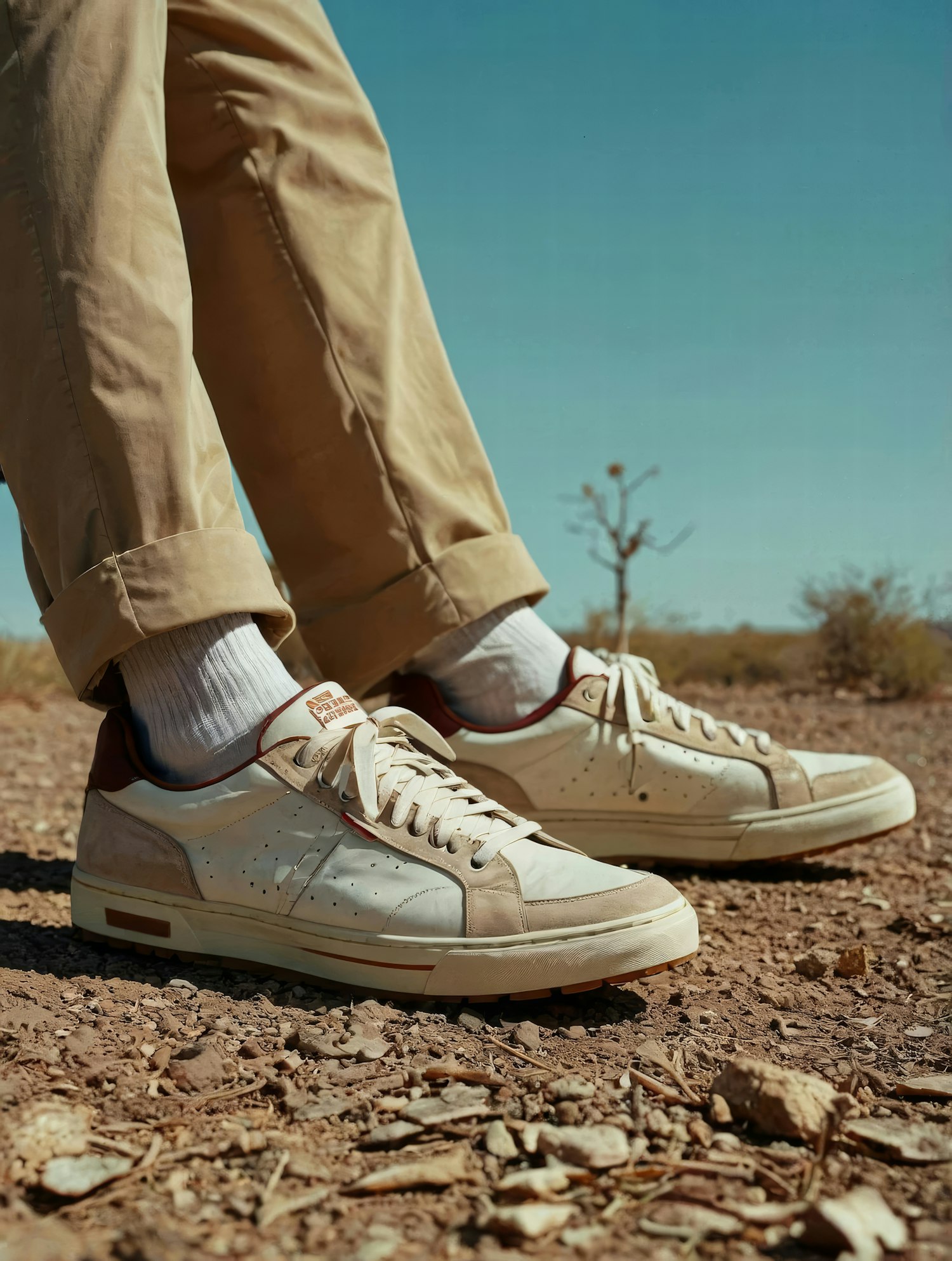 Desert Sneaker Close-Up