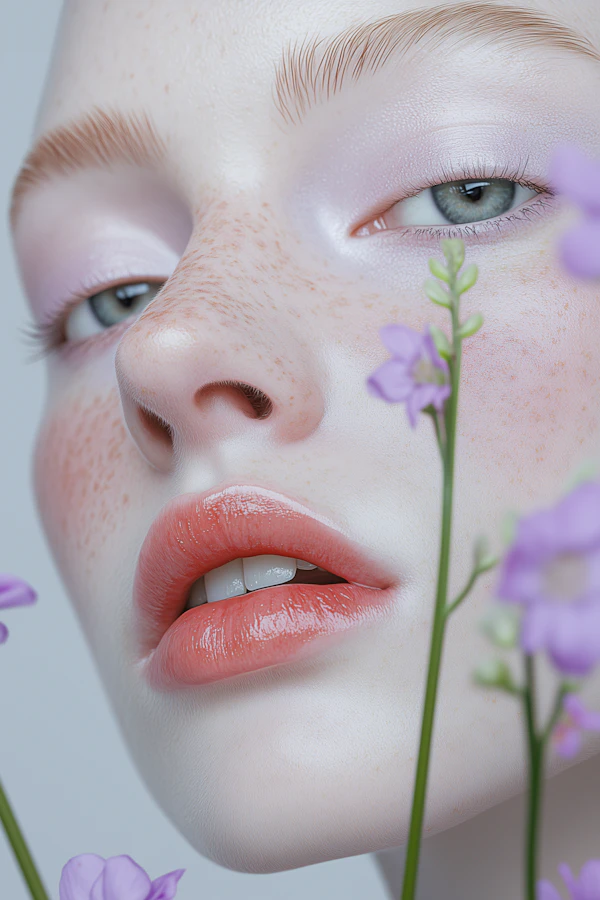 Freckled Beauty Portrait