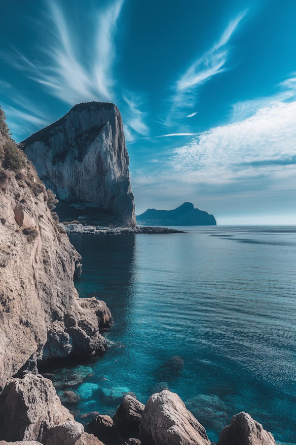 Coastal Cliff Scene