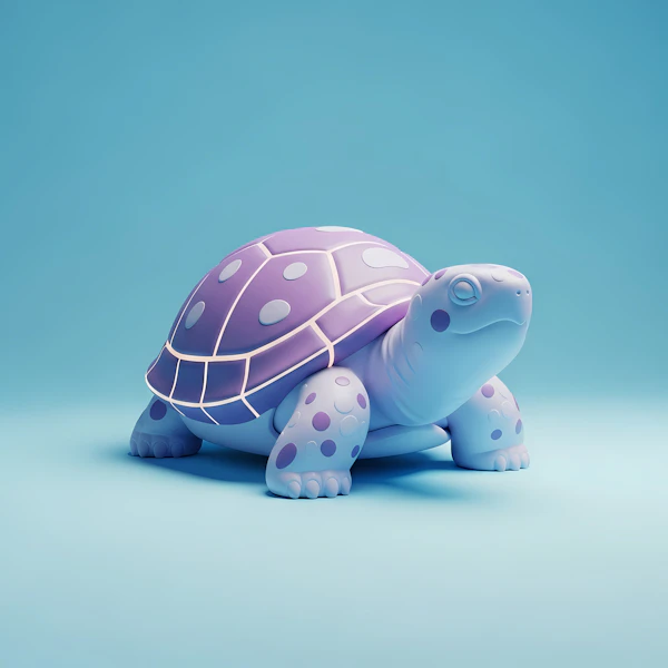 Stylized 3D Turtle