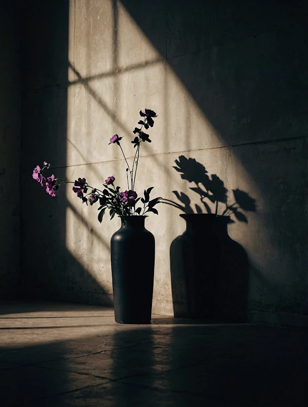 Minimalist Vase Scene