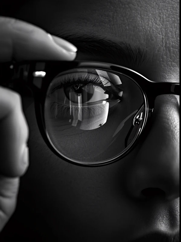 Reflective Gaze Portrait