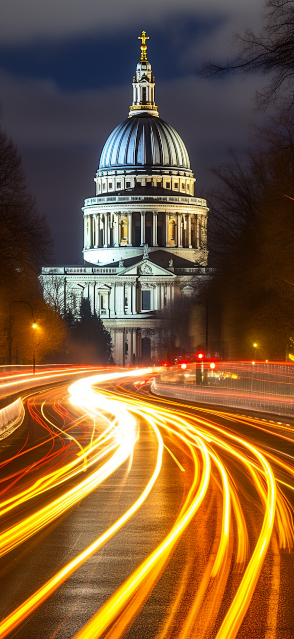 Illuminated Grandeur and Urban Motion