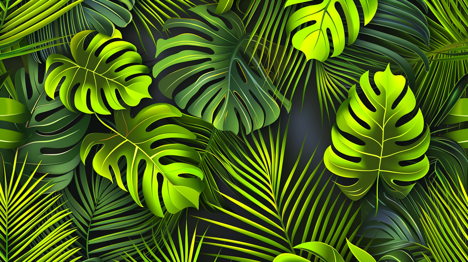 Tropical Leaf Arrangement