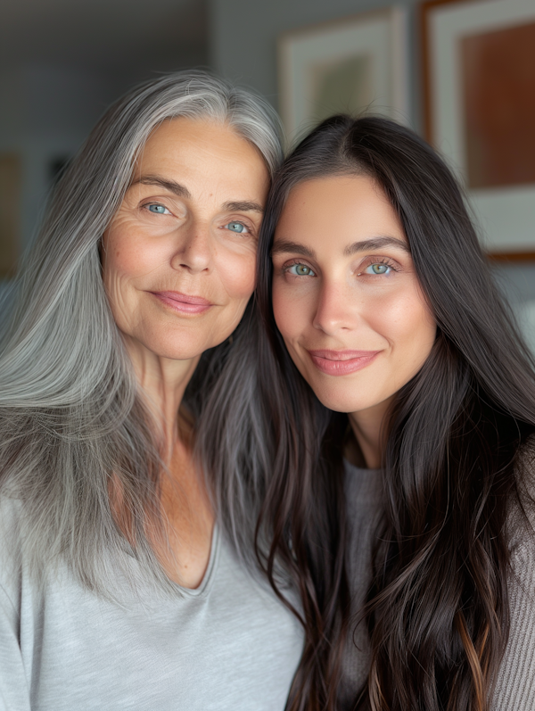 Mother-Daughter Embrace