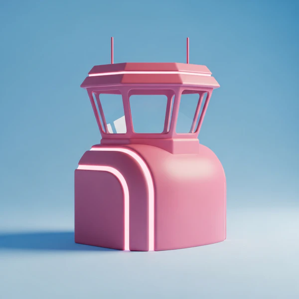 Pink Control Tower