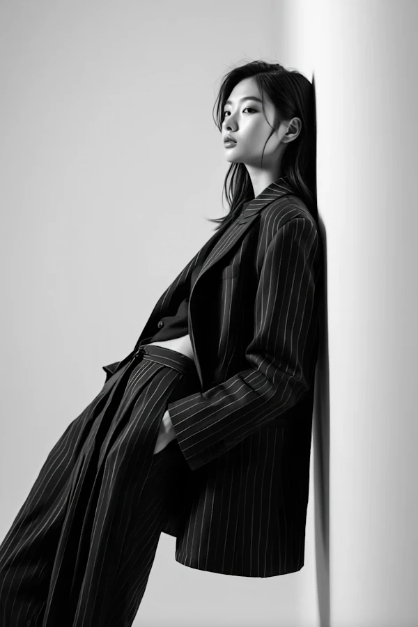 Contemplative Woman Portrait