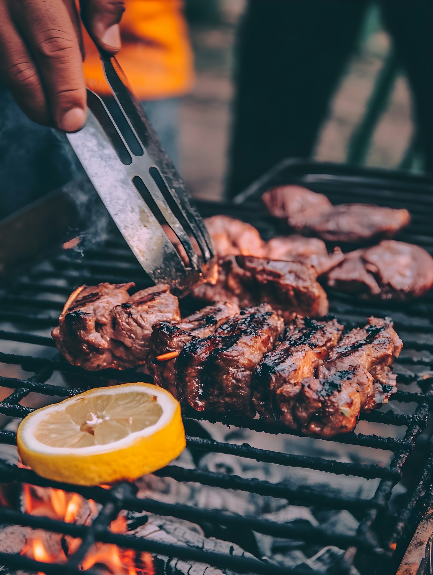 Outdoor Barbecue Scene