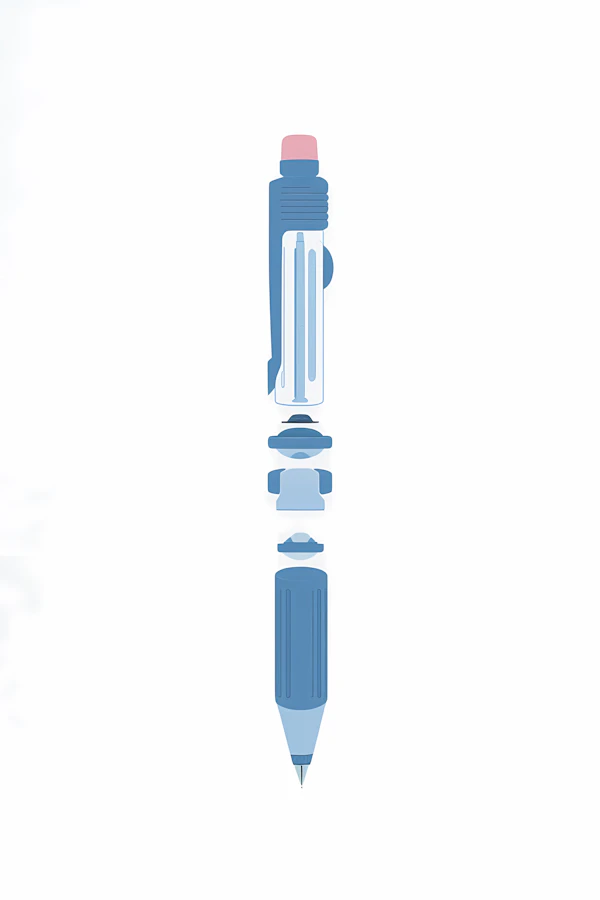 Exploded Pencil View