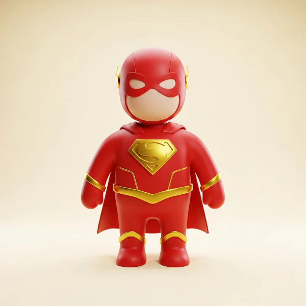 Stylized Superhero Render