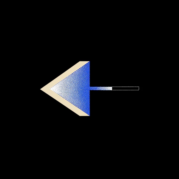 Stylized Gradient Arrow