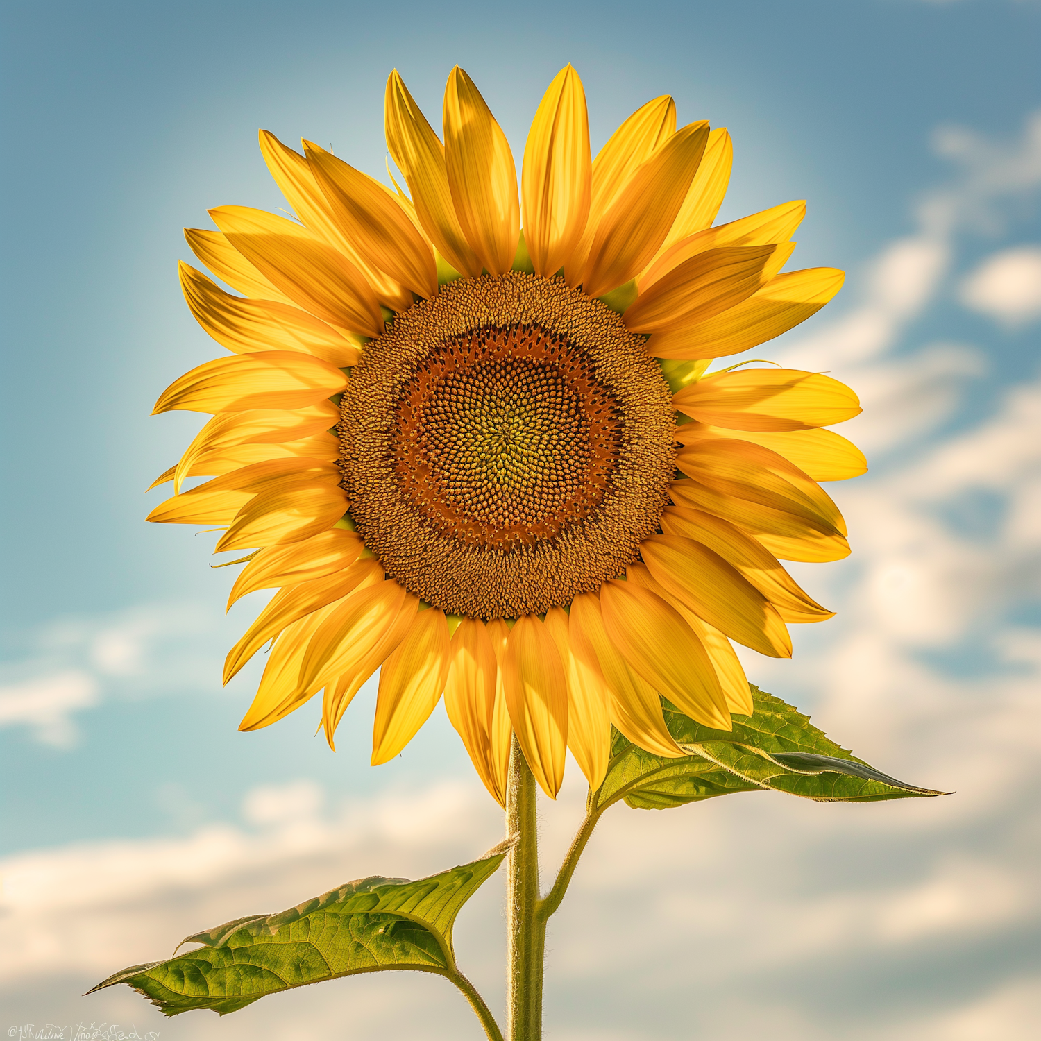 Vibrant Sunflower Close-up