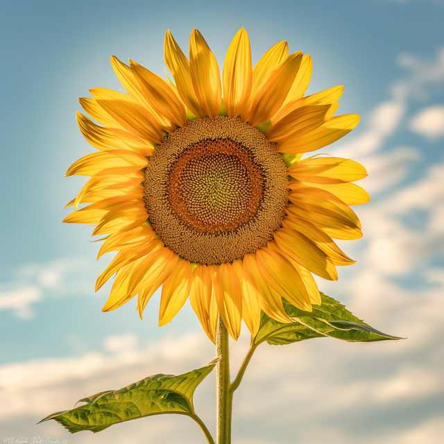 Vibrant Sunflower Close-up