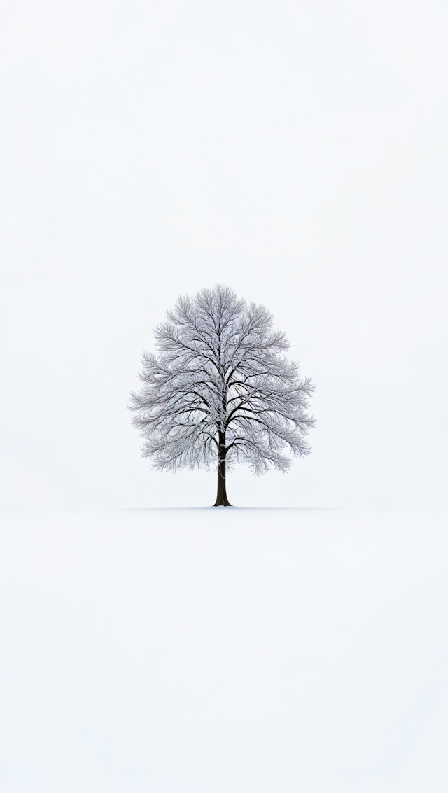 Solitary Winter Tree