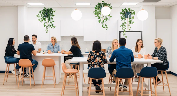 Office Kitchen Gathering