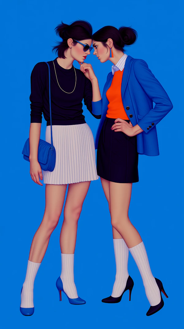 Stylized Fashion Duo