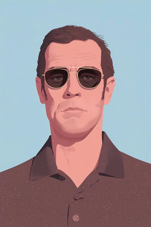 Stylized Man Portrait
