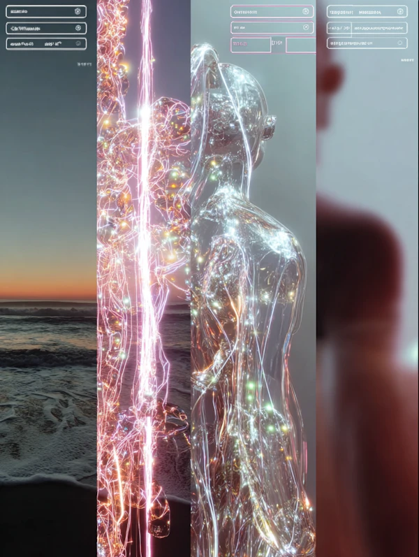 Futuristic Ocean Scene