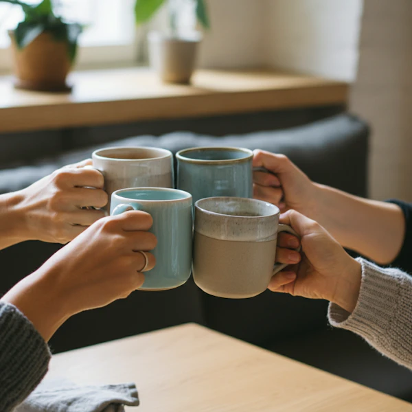 Camaraderie with Ceramic Mugs