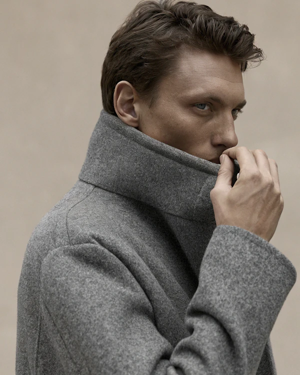 Portrait of Man in Coat