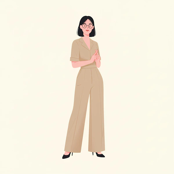 Stylized Woman Portrait
