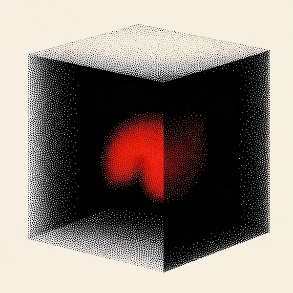 Halftone Cube Art