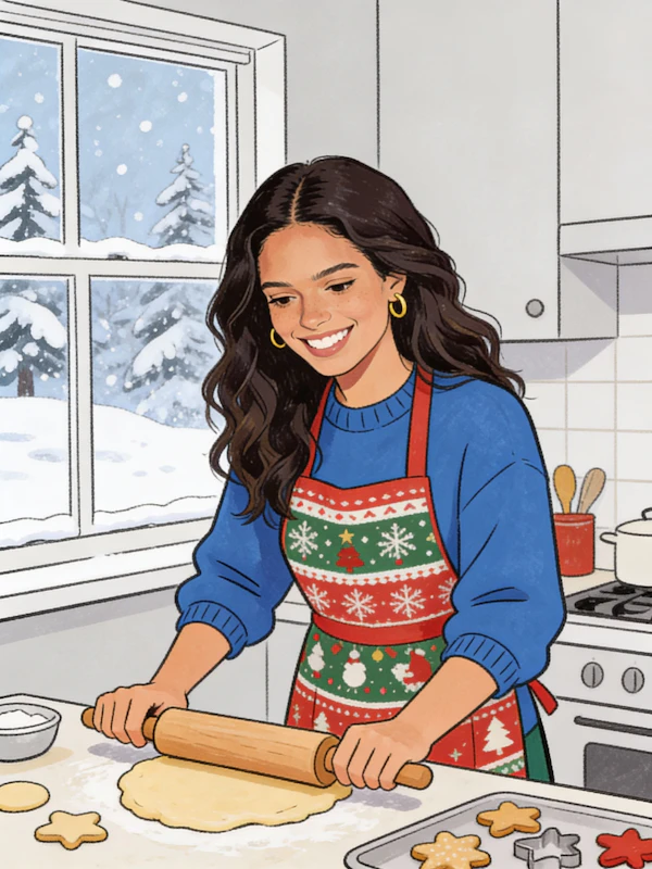 Holiday Baking Scene
