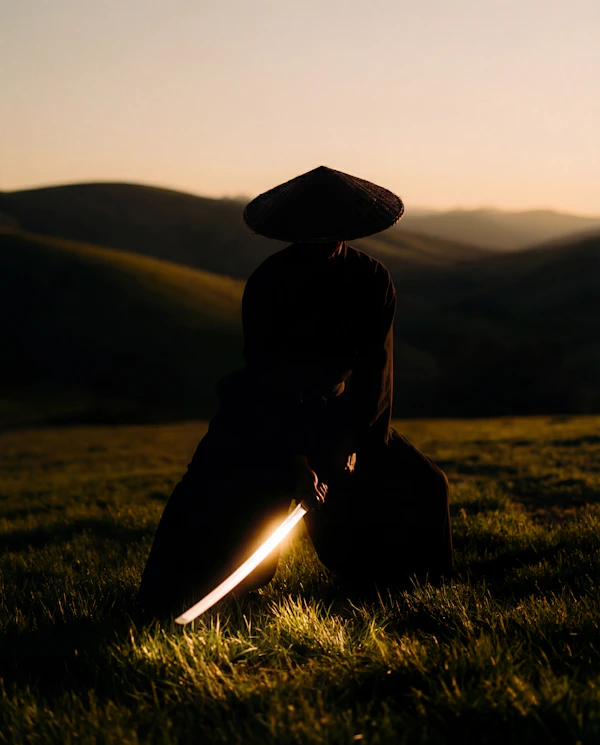 Sunset Warrior Scene