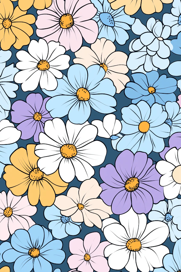 Vibrant Floral Illustration