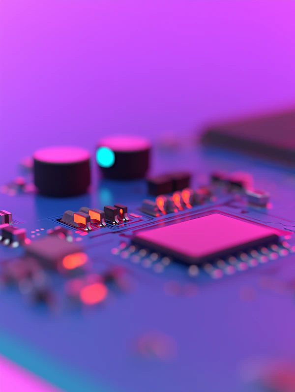 Close-up of Circuit Board