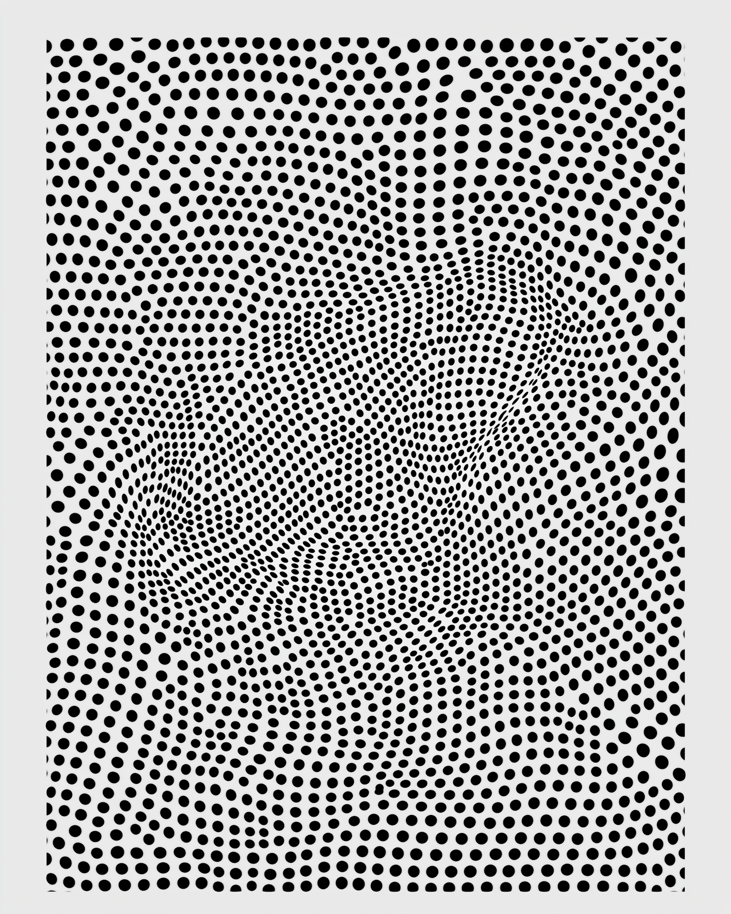 Optical Illusion Dot Pattern