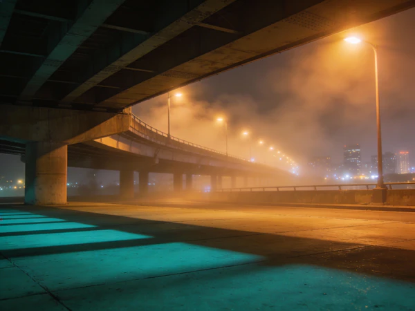 Urban Nightscape Scene