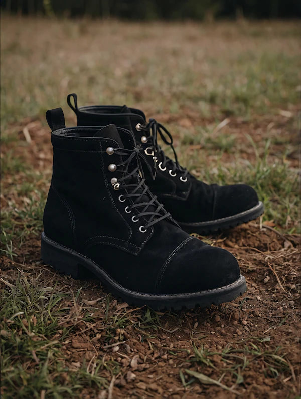 Black Leather Boots