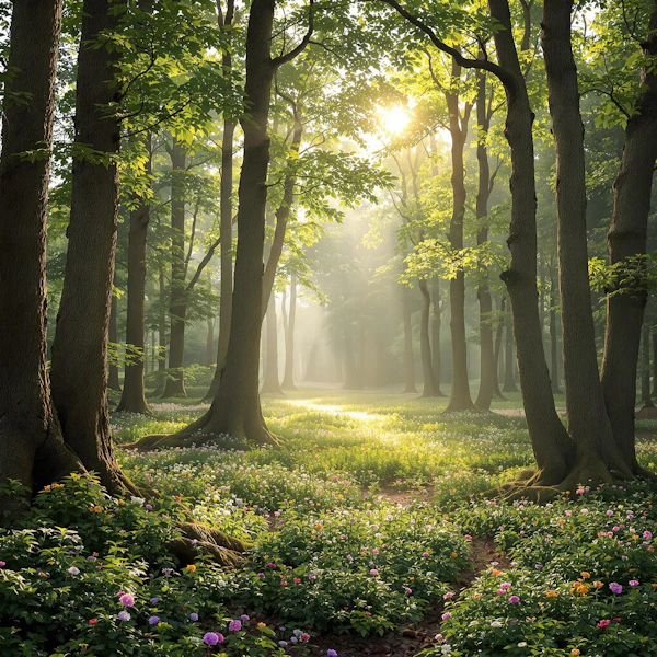 Serene Forest Scene