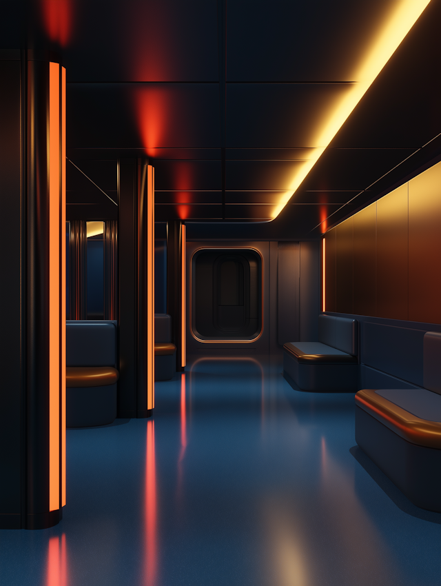 Futuristic Interior Space